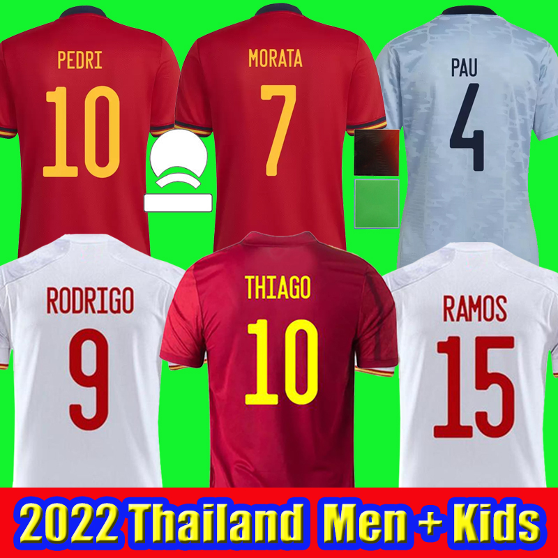 2022 Spain soccer jersey Camiseta Espana MORATA RODRIGO TORRES PEDRI 20 21 22 Cup RAMOS THIAGO INIESTA ALBA football shirts men kids kit fans Player version, Home kid
2022 Spain soccer jersey Camiseta Espana MORATA RODRIGO TORRES PEDRI 20 21 22 Cup RAMOS THIAGO INIESTA ALBA football shirts men kids kit fans Player version, Home kid
