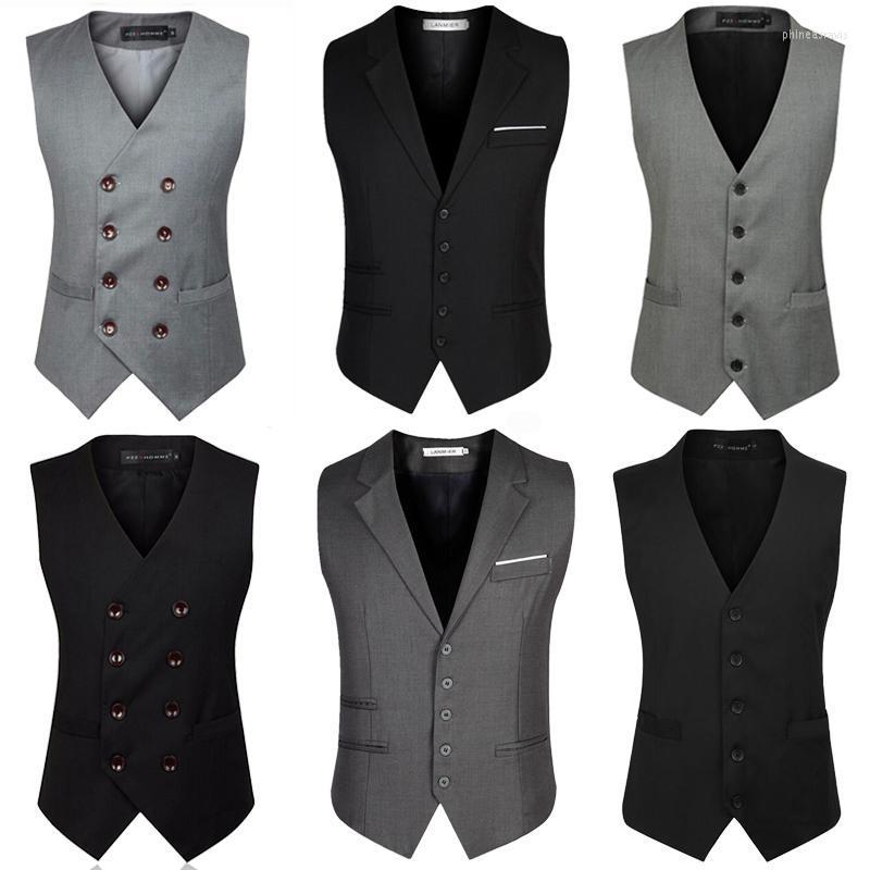 Men' Vests British Style Black Grey Male Fomal Business Waistcoat Big Size Double Breasted Suit Vest Men Plus 5XL 6XLMen' Phin22, Style a-black
Men' Vests British Style Black Grey Male Fomal Business Waistcoat Big Size Double Breasted Suit Vest Men Plus 5XL 6XLMen' Phin22, Style a-black
