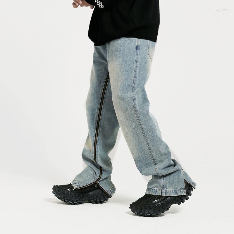 Men' Jeans Washed Cotton Zipper Casual Micro-elastic Denim For Teenagers Men Streetwear Hip Hop Loose Vintage Trousers PantsMen' Heat22, Blue
Men' Jeans Washed Cotton Zipper Casual Micro-elastic Denim For Teenagers Men Streetwear Hip Hop Loose Vintage Trousers PantsMen' Heat22, Blue