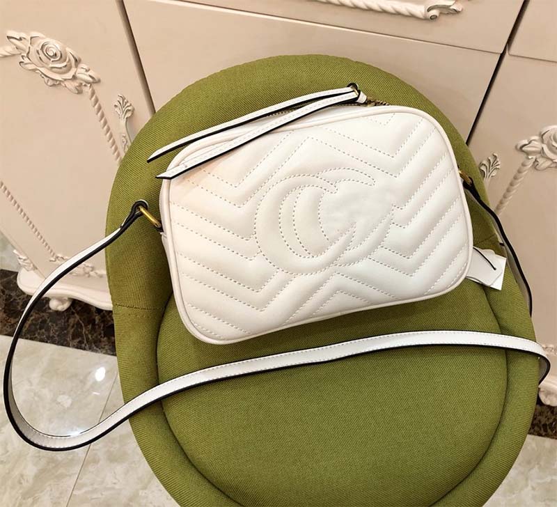 Luxury Designer Bags High Quality PU Leather Ladies Shoulder Bags Marmont women Handbags Messenger Bag Mini Handbag Wallets, White
Luxury Designer Bags High Quality PU Leather Ladies Shoulder Bags Marmont women Handbags Messenger Bag Mini Handbag Wallets, White