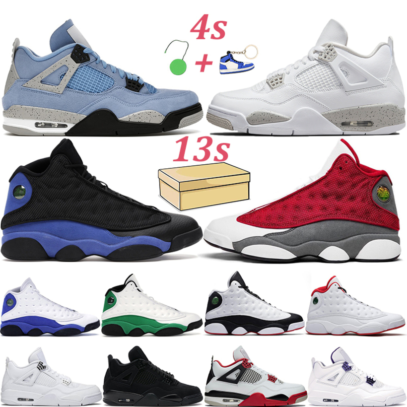 Top Quality Basketball Shoes 4s Jumpman Men Women 13s 4 University Blue White Oreo 13 Chicago Red Flint Black Soar Green Altitude Trainer, Motorsports
Top Quality Basketball Shoes 4s Jumpman Men Women 13s 4 University Blue White Oreo 13 Chicago Red Flint Black Soar Green Altitude Trainer, Motorsports