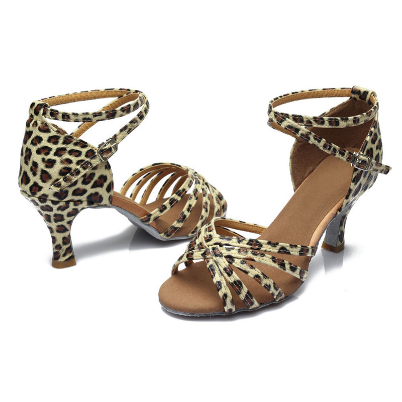 Selling Women's Tango/Ballroom/Latin Dance Dancing Shoes Heeled Salsa Professional Dancing Shoes For Girls Ladies 5cm/7cm 220507