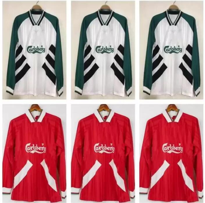 Long sleeve 1993 1995 Barnes Rush Clough Redknapp Fowler Stewart retro soccer jersey 93 94 95 Nicol McManaman RUDDOCK vintage classic football shirt
Long sleeve 1993 1995 Barnes Rush Clough Redknapp Fowler Stewart retro soccer jersey 93 94 95 Nicol McManaman RUDDOCK vintage classic football shirt