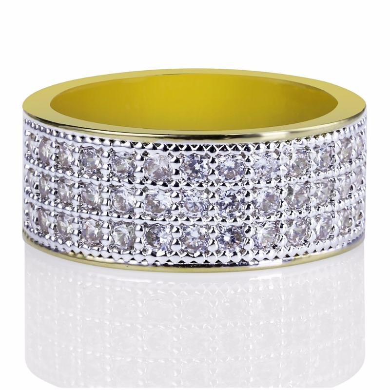 Cluster Rings Luxury Mens Hip Hop Bling Out CZ Stone Gold Color Brass Material Round For Men Male Jewelry Drop ClusterCluster
Cluster Rings Luxury Mens Hip Hop Bling Out CZ Stone Gold Color Brass Material Round For Men Male Jewelry Drop ClusterCluster