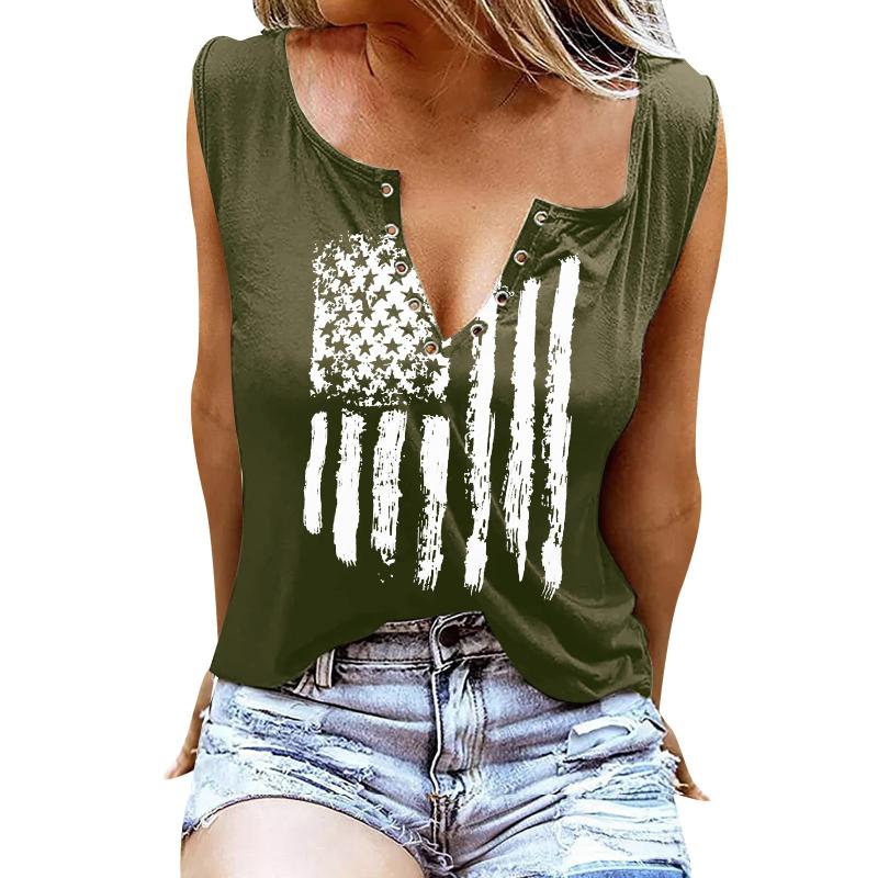 Women's Blouses & Shirts Women American Flag Print Tank Top For 4th Of July Ring Hole Sleeveless T Shirt Patriotic TeesWomen's, Red
Women's Blouses & Shirts Women American Flag Print Tank Top For 4th Of July Ring Hole Sleeveless T Shirt Patriotic TeesWomen's, Red