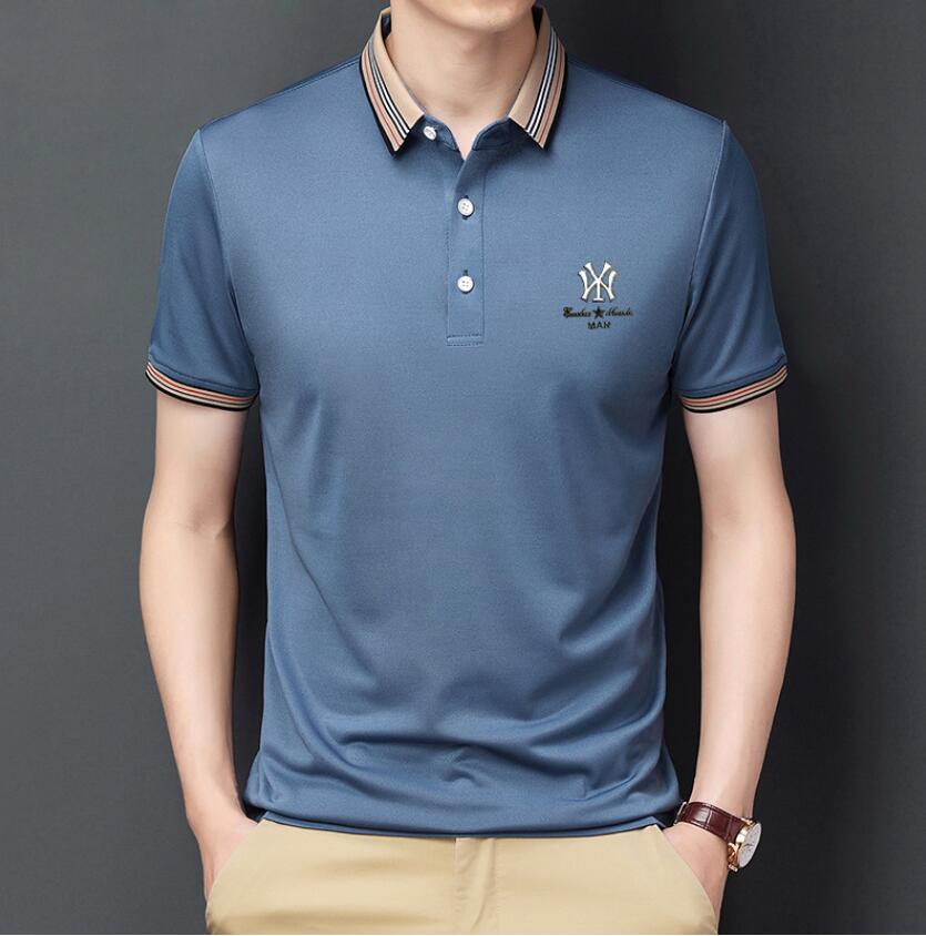 2021 summer new youth lapel trend POLO shirt men's fashion Korean casual short-sleeved t-shirt, W2
2021 summer new youth lapel trend POLO shirt men's fashion Korean casual short-sleeved t-shirt, W2