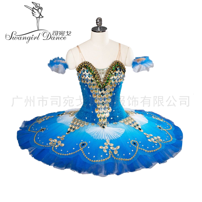 Blue Peacock Professional Classical Competiton Ballet Tutus For Women Pancake Nutcracker Blue Bird Dance Stage Costume BT9105
Blue Peacock Professional Classical Competiton Ballet Tutus For Women Pancake Nutcracker Blue Bird Dance Stage Costume BT9105