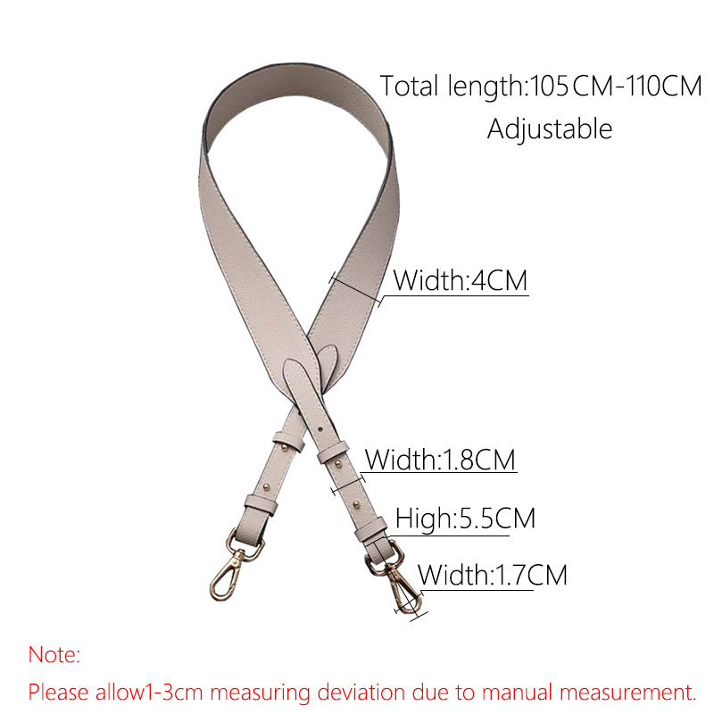 Lychee Pattern Wide Shoulder Strap Adjustable Replacement Bag Strap Double-sided Solid Color Fashion Woman Belts Bag accessories 220610