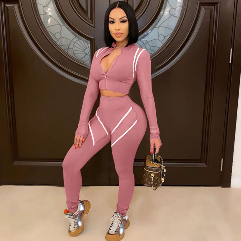 Women's Tracksuits Streetwear Casual Sporty Two Piece Outfits For Women Tracksuit Spring Turtleneck Crop Tops And Legging Sets Workout Sweat, Gray
Women's Tracksuits Streetwear Casual Sporty Two Piece Outfits For Women Tracksuit Spring Turtleneck Crop Tops And Legging Sets Workout Sweat, Gray
