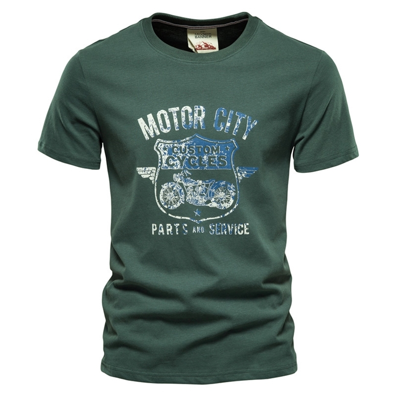AIOPESON Motorcycle Printed Mens T Shirt Quality 100% Cotton Fashion Slim Fit Top Tees Men Casual Streetwear Oneck Tshirt Men 220704, White
AIOPESON Motorcycle Printed Mens T Shirt Quality 100% Cotton Fashion Slim Fit Top Tees Men Casual Streetwear Oneck Tshirt Men 220704, White