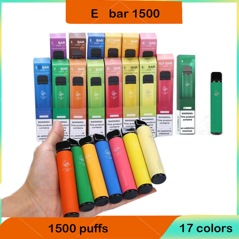 Elf bars 1500 puff Disposable E cigarettes Vape Pen Pre-Filled Cartridge Pods Portable Rechargeable Battery Vaporizer aroma king esco bar lux geek bars mate elux
Elf bars 1500 puff Disposable E cigarettes Vape Pen Pre-Filled Cartridge Pods Portable Rechargeable Battery Vaporizer aroma king esco bar lux geek bars mate elux