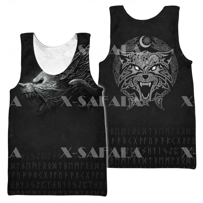 Men' Tank Tops Odin Viking Symbol Tattoo Raven 3D Printed Men Shirt Vest Harajuku Fashion Sleeveless T-shirt Summer Streetwear Tops-4, White;black
Men' Tank Tops Odin Viking Symbol Tattoo Raven 3D Printed Men Shirt Vest Harajuku Fashion Sleeveless T-shirt Summer Streetwear Tops-4, White;black