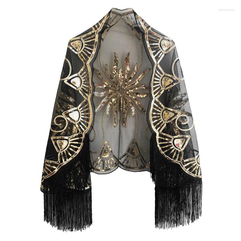Scarves Luxury Vintage Wedding Evening Party Shawl Women Going Out Mesh Sequin 1920S Beaded Wraps FringedScarves
Scarves Luxury Vintage Wedding Evening Party Shawl Women Going Out Mesh Sequin 1920S Beaded Wraps FringedScarves