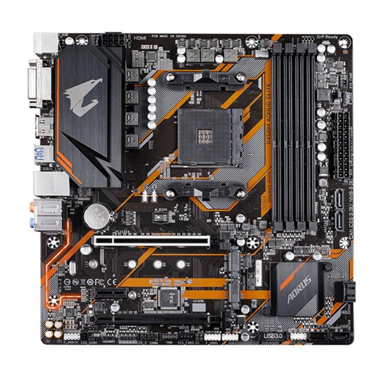 Motherboards For Gigabyte GA B450M AORUS ELITE AMD B450 /4-DDR4 DIMM /M.2 /USB3.1 /Micro-ATX / Max-64G Double Channel AM4 Motherboard
Motherboards For Gigabyte GA B450M AORUS ELITE AMD B450 /4-DDR4 DIMM /M.2 /USB3.1 /Micro-ATX / Max-64G Double Channel AM4 Motherboard