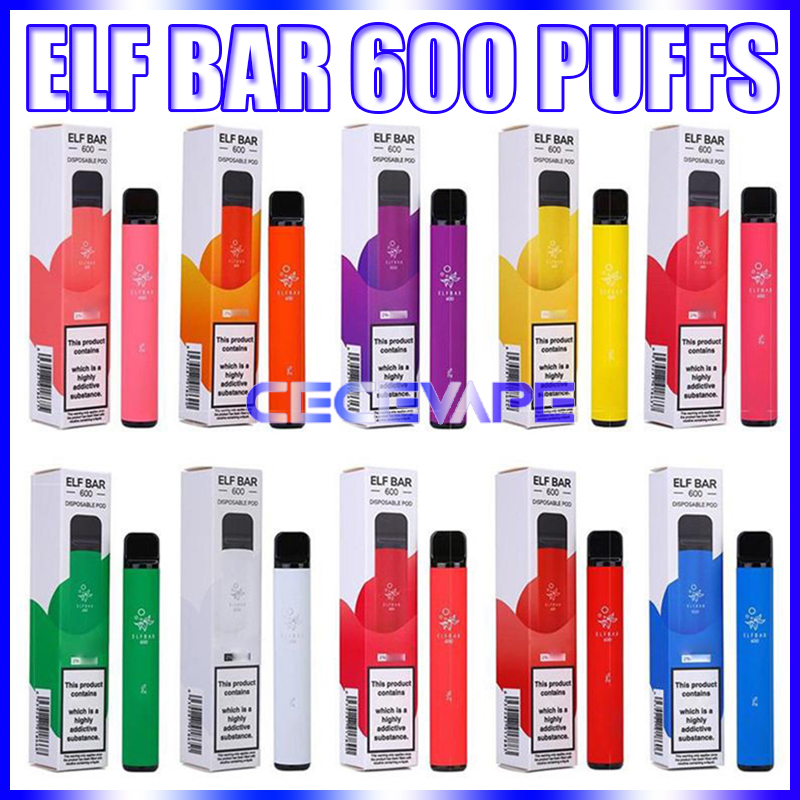 20mg Elf Bar 600 Puffs Disposable Vape Pen E Cigarette With 550mAh Battery 2ml Prefilled Pods Portable Small ElfBar Stick Kit
20mg Elf Bar 600 Puffs Disposable Vape Pen E Cigarette With 550mAh Battery 2ml Prefilled Pods Portable Small ElfBar Stick Kit