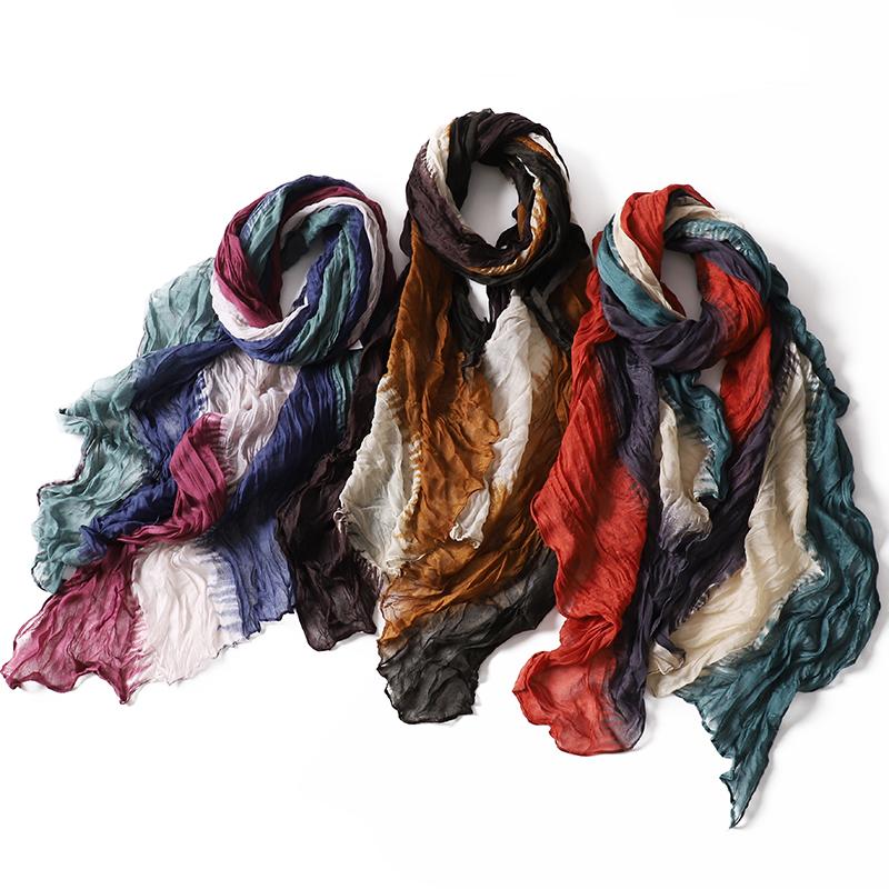 Scarves 2022 Ladies Fold Linen Scarf Literary Fashion Fried Color Retro Matching Gradient Female Style Soft
Scarves 2022 Ladies Fold Linen Scarf Literary Fashion Fried Color Retro Matching Gradient Female Style Soft