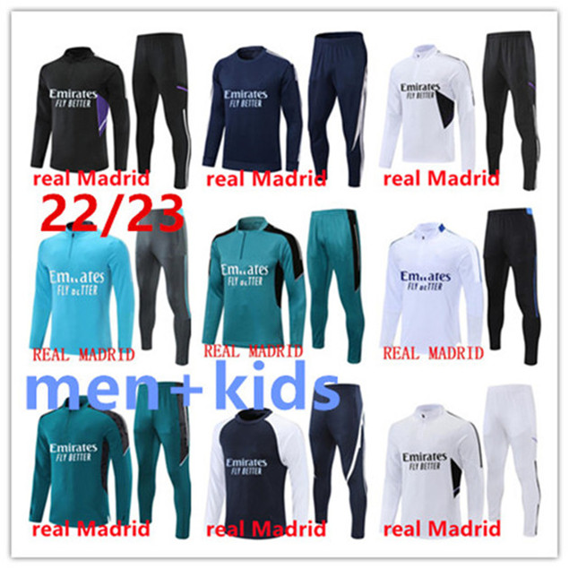 2022 2023 soccer Real TRACKSUIT set TRAINING suit 22 23 men and kids football Madrids chandal futbol survetement
2022 2023 soccer Real TRACKSUIT set TRAINING suit 22 23 men and kids football Madrids chandal futbol survetement