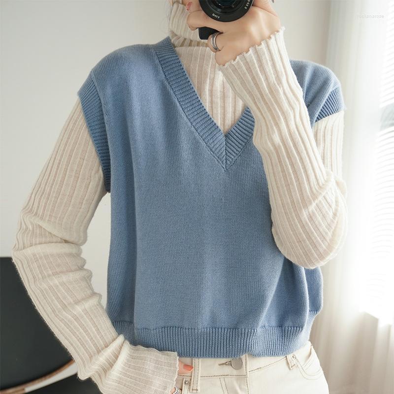 Women's Vests V-neck Knitted Waistcoat Vest Women 2022 Autumn Loose Thin Sleeveless Sweater Bottoming Shirt Tide Luci22, Beige
Women's Vests V-neck Knitted Waistcoat Vest Women 2022 Autumn Loose Thin Sleeveless Sweater Bottoming Shirt Tide Luci22, Beige