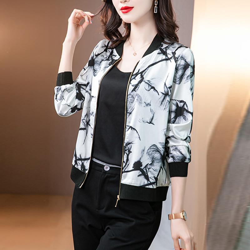 Women's Jackets Korean Summer Women Flower Jacket Long Sleeve Thin Coats Woman Casual Slim Female Baseball Zipper ClothesWomen's, Color 2
Women's Jackets Korean Summer Women Flower Jacket Long Sleeve Thin Coats Woman Casual Slim Female Baseball Zipper ClothesWomen's, Color 2