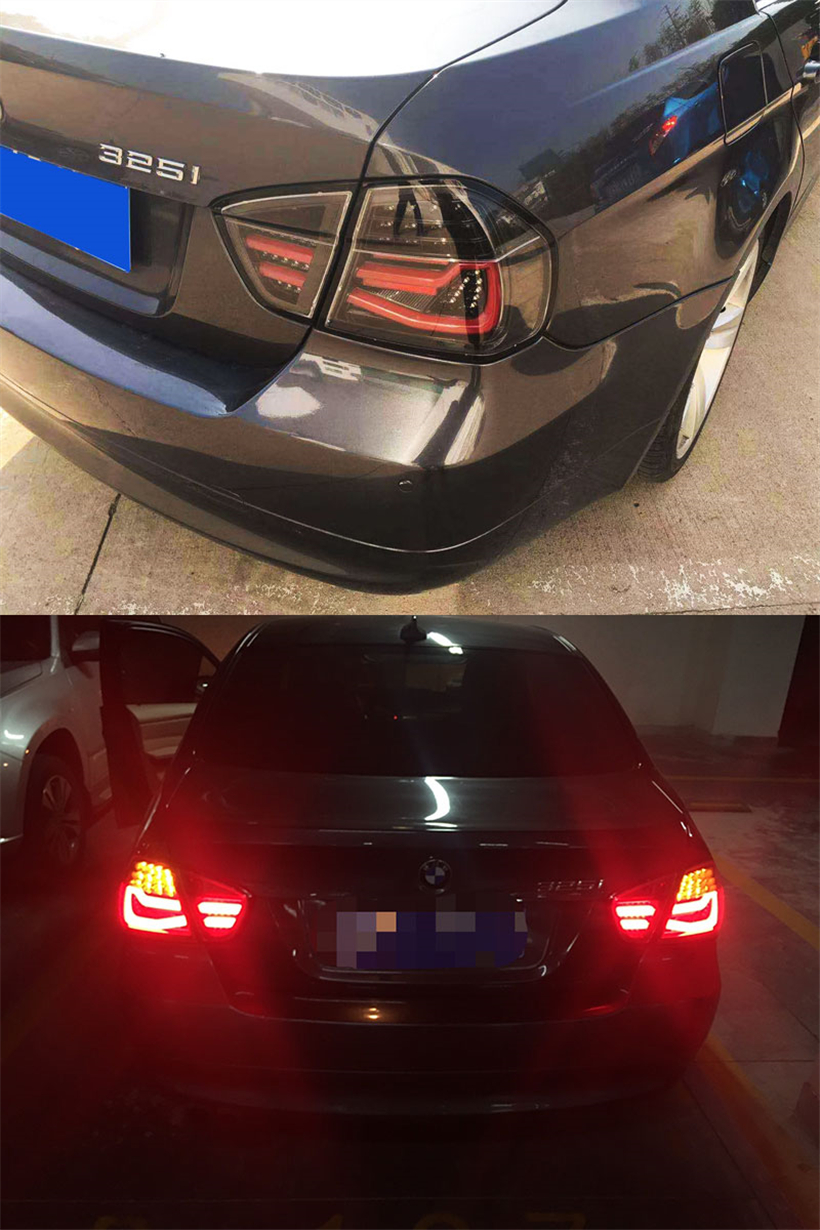 Auto Rear Lights for BMW E90 LED Tail Light 2005-2012 318i 320i 323i 325i 330i DRL Taillight Replacement Reversing Brake Light