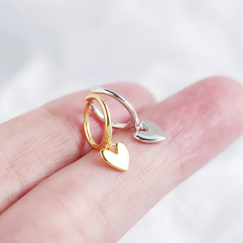 Hoop & Huggie INZAReal 925 Sterling Silver Heart Huggies Earrings For Fashion Women Fine 18k Gold Jewelry Cute Minimalist AccessoriesHoop
Hoop & Huggie INZAReal 925 Sterling Silver Heart Huggies Earrings For Fashion Women Fine 18k Gold Jewelry Cute Minimalist AccessoriesHoop