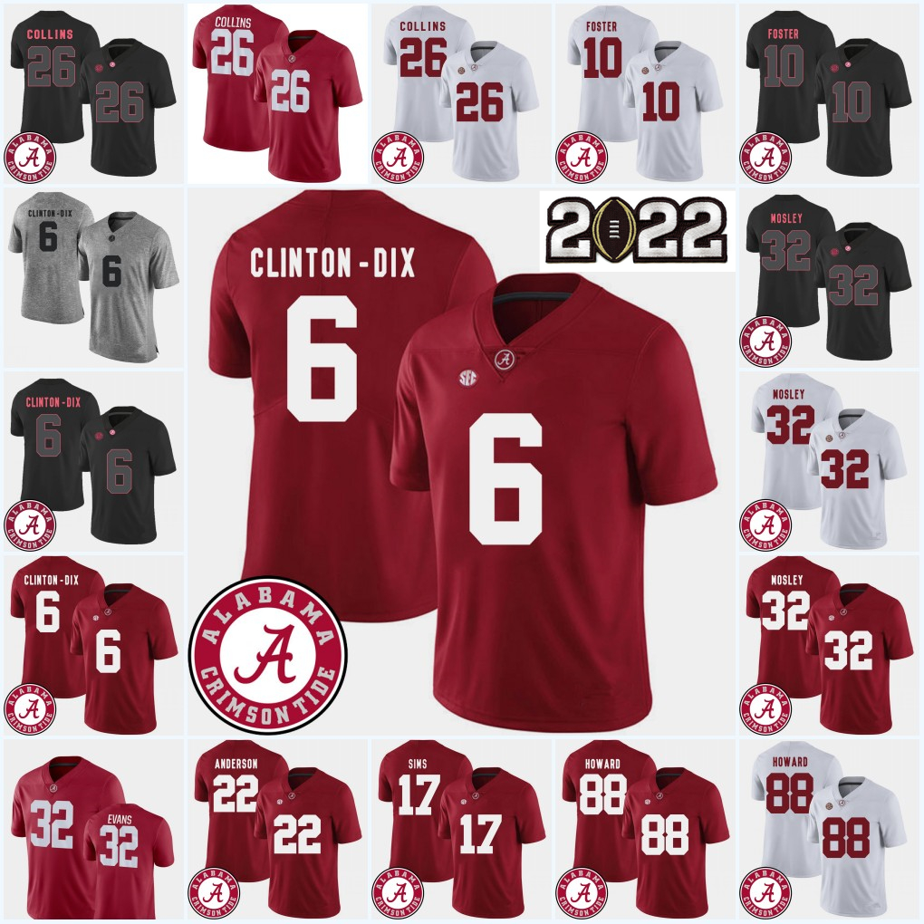 NCAA Custom Alabama Crimson Tide Football Jersey 34 Quandarrius Robinson 35 Shane Lee 29 DeMarcco Hellams 23 Jarez Parks 10 Reuben Foster 6 HaHa Clinton-Dix 17 Cam Sims, Black with 2022 patch
NCAA Custom Alabama Crimson Tide Football Jersey 34 Quandarrius Robinson 35 Shane Lee 29 DeMarcco Hellams 23 Jarez Parks 10 Reuben Foster 6 HaHa Clinton-Dix 17 Cam Sims, Black with 2022 patch