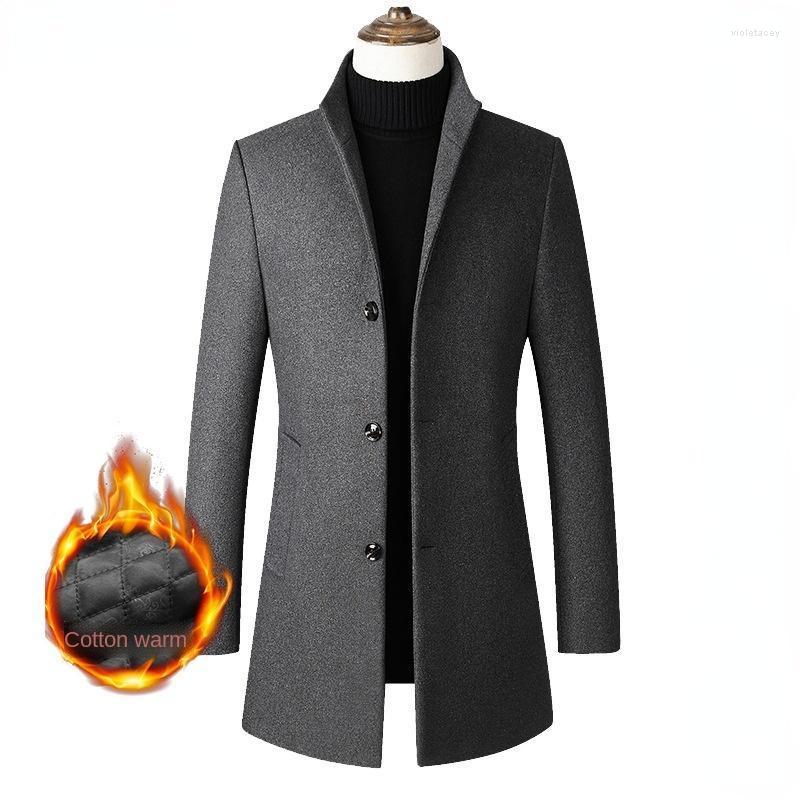 Men's Wool & Blends 2022 Winter Fashion Trend Trench Coat Single-breasted Stand-up Collar Mid Long Woolen Casual Jacket Clothes Viol22, Gray
Men's Wool & Blends 2022 Winter Fashion Trend Trench Coat Single-breasted Stand-up Collar Mid Long Woolen Casual Jacket Clothes Viol22, Gray