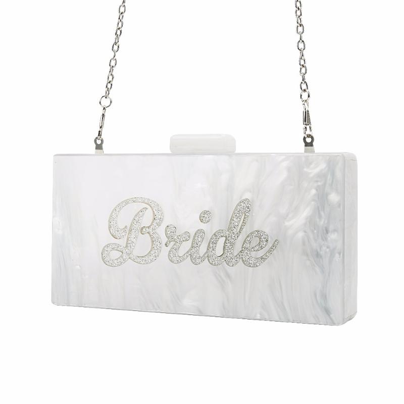 Evening Bags Pearl White With Silver Glitter Name Bride Acrylic Box Clutches Ladies Handbags Fashion Handmade Claps Beach ClutchEvening
Evening Bags Pearl White With Silver Glitter Name Bride Acrylic Box Clutches Ladies Handbags Fashion Handmade Claps Beach ClutchEvening