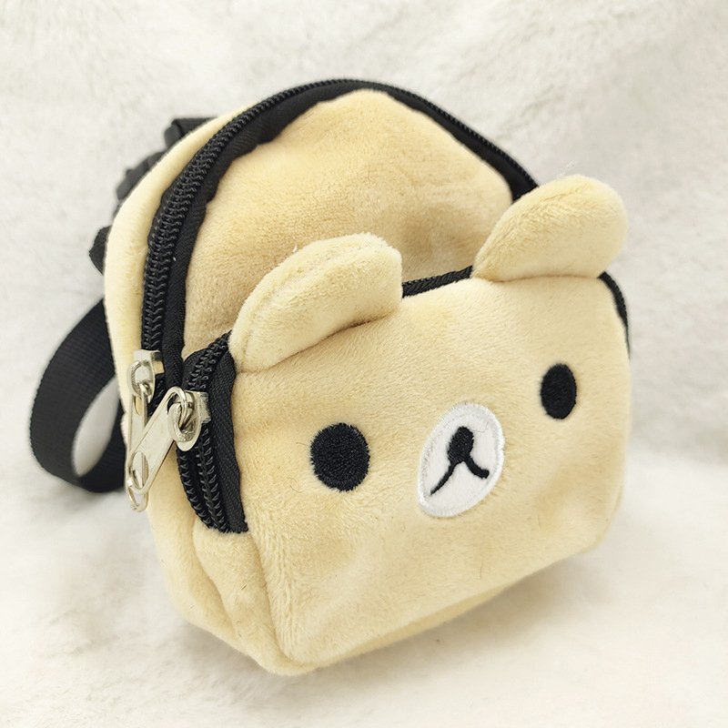 Cute Plush Dog Backpack with Pocket Bear Style Harness Saddle Cartoon Bag for Hiking Small Medium Large Dogs Chihuahua Yorkies French Bulldog Wholesal