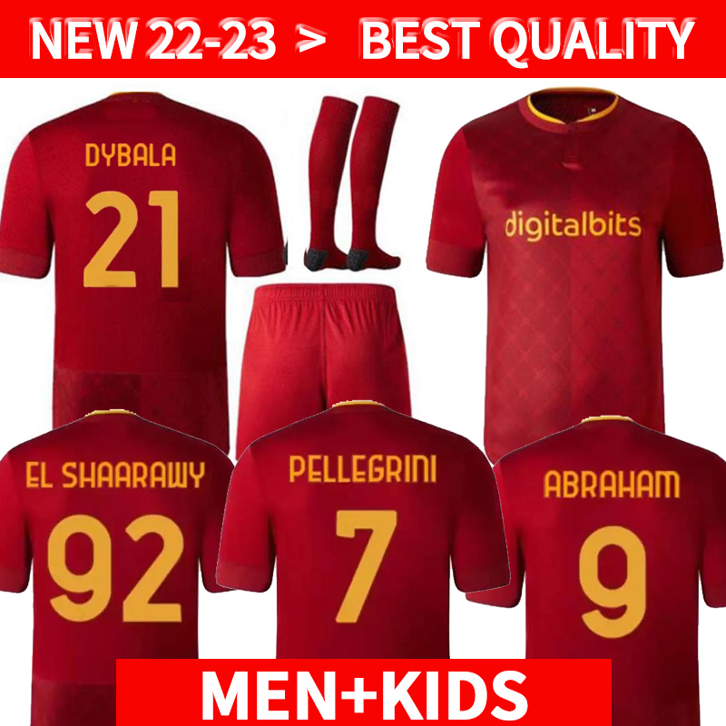 22 23 DYBALA SOCCER JERSEYS home final Pastore Abraham 2022 2023 player version totti Zaniolo MANCINI KUMBULLA men kids kit FOOTBALL EL SHAARAWY Uniform, Black
22 23 DYBALA SOCCER JERSEYS home final Pastore Abraham 2022 2023 player version totti Zaniolo MANCINI KUMBULLA men kids kit FOOTBALL EL SHAARAWY Uniform, Black