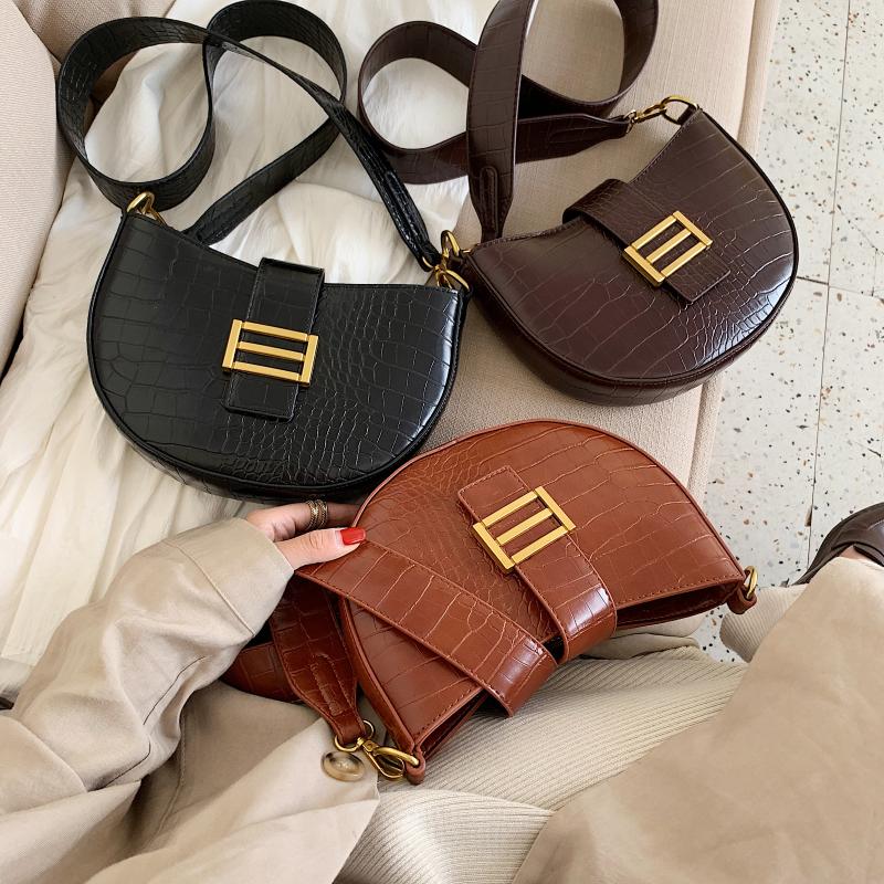 Evening Bags Stone Pattern PU Leather Crossbody For Womens 2022 Solid Color Shoulder Simple Bag Female Handbags Saddle, Black
Evening Bags Stone Pattern PU Leather Crossbody For Womens 2022 Solid Color Shoulder Simple Bag Female Handbags Saddle, Black