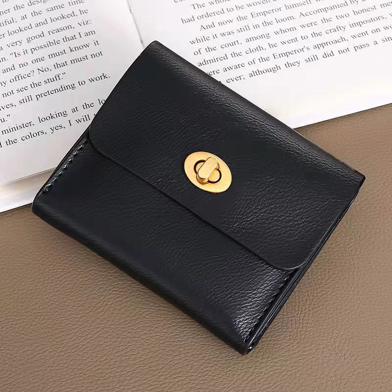 High quality Genuine cow leather women designer wallets lady fashion casual zero coin purses no79, Black
High quality Genuine cow leather women designer wallets lady fashion casual zero coin purses no79, Black
