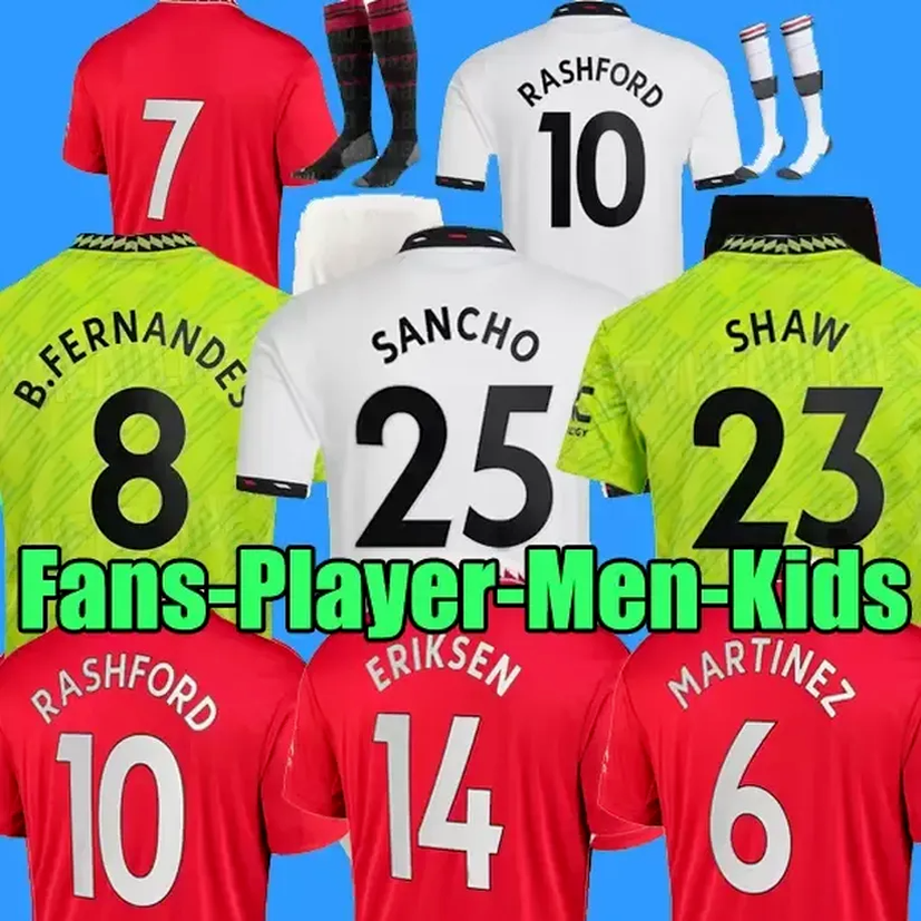 21 22 23 SANCHO soccer jerseys PLAYER #7 Fans Player version WOMEN MANS UTDS FERNANDES MANCHESTERS SHEW RASHFORD GREENWOOD football top shirt 2022 2023 kids kit set, 2023 men home 1
21 22 23 SANCHO soccer jerseys PLAYER #7 Fans Player version WOMEN MANS UTDS FERNANDES MANCHESTERS SHEW RASHFORD GREENWOOD football top shirt 2022 2023 kids kit set, 2023 men home 1