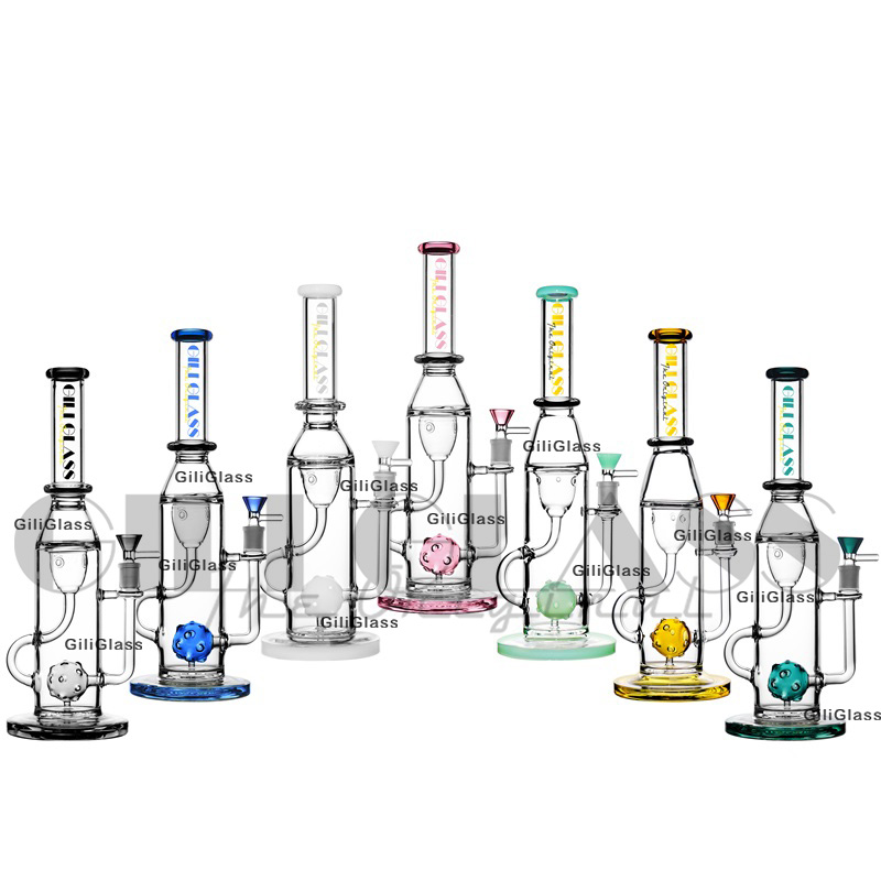 13.5 inches Recycler Bongs Coil Tube Glass Beaker Bong Rudder Percolator Water Pipes Honeycomb Perc Bubbler Pipe with 14mm glass bowl hookah
13.5 inches Recycler Bongs Coil Tube Glass Beaker Bong Rudder Percolator Water Pipes Honeycomb Perc Bubbler Pipe with 14mm glass bowl hookah