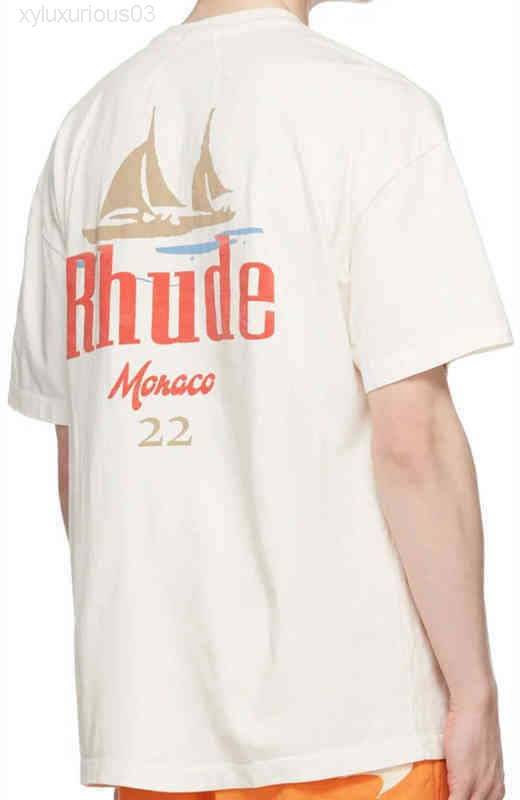 Brand Designer Luxury Rhude High Quality t Shirt Version 2022 Summer American Fashion Sailboat Letter Printed Men' and Women, White
Brand Designer Luxury Rhude High Quality t Shirt Version 2022 Summer American Fashion Sailboat Letter Printed Men' and Women, White