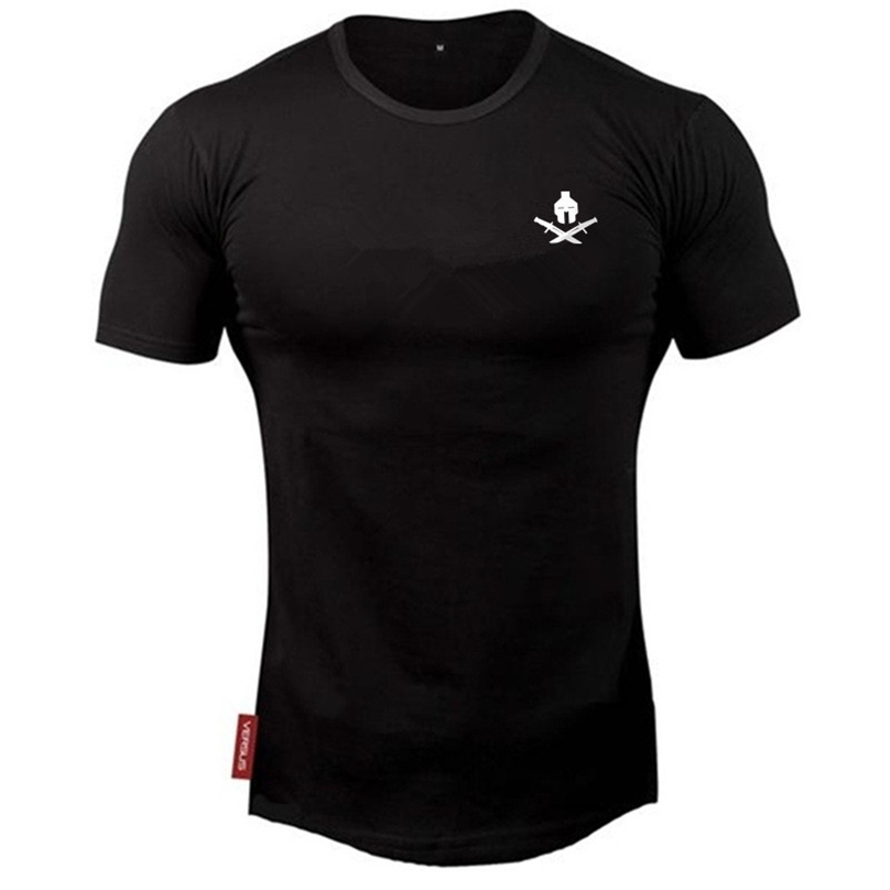 Clothing fitness Running t shirt men Oneck tshirt cotton bodybuilding Sport shirts tops gym men t shirt 220615, Black
Clothing fitness Running t shirt men Oneck tshirt cotton bodybuilding Sport shirts tops gym men t shirt 220615, Black