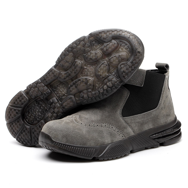 Mens Boots Safety Shoes Cow Suede Soft Non-slip Anti-smash Anti-puncture Steel Toe Boots Lightweight Wearable -46 New, Khaki
Mens Boots Safety Shoes Cow Suede Soft Non-slip Anti-smash Anti-puncture Steel Toe Boots Lightweight Wearable -46 New, Khaki