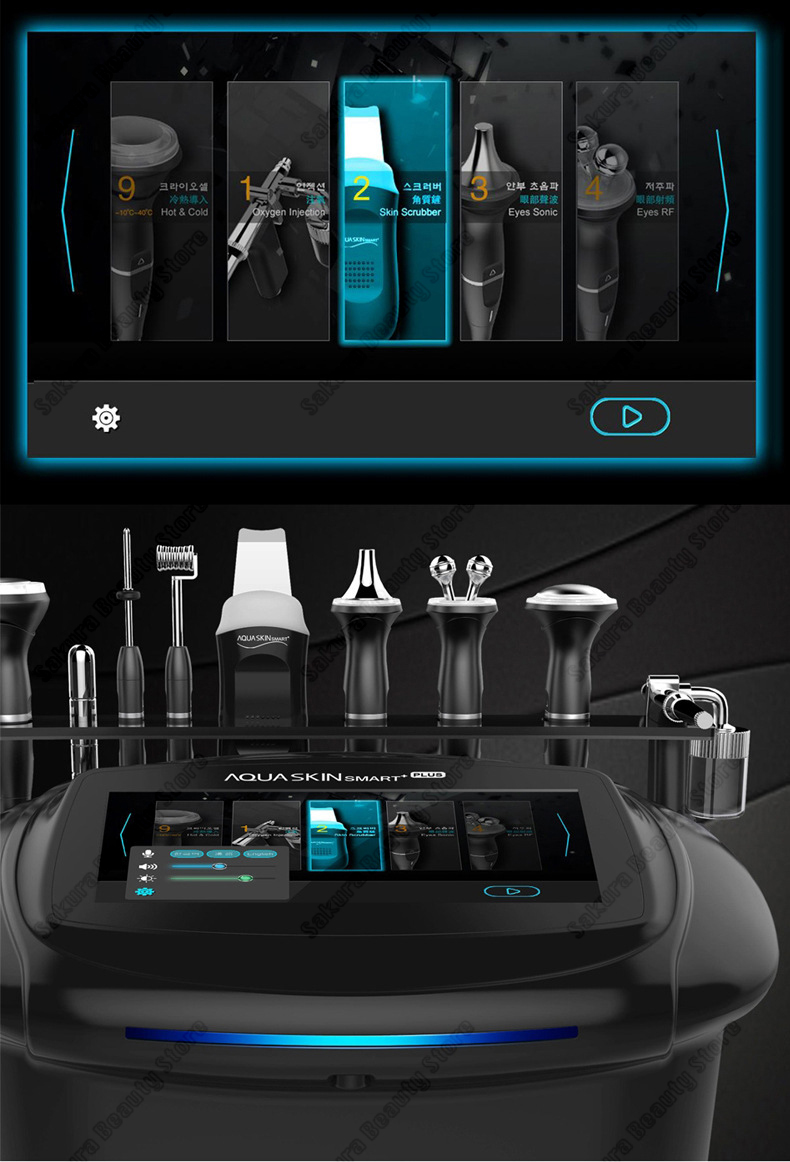Skin Rejuvenation Weight Loss Blackhead Acne Removal Cleansing Cosmetology Face Machine Face Magnetic Probe Multi-Functional Beauty Equipment