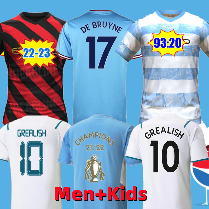 2022 2023 limited edition DE BRUYNE soccer jersey GREALISH STERLING FERRAN HAALAND FODEN 21 22 23 MANS cities football shirts men kids kit Agueroooo 93 20 Anniversary, 22-23 away
2022 2023 limited edition DE BRUYNE soccer jersey GREALISH STERLING FERRAN HAALAND FODEN 21 22 23 MANS cities football shirts men kids kit Agueroooo 93 20 Anniversary, 22-23 away