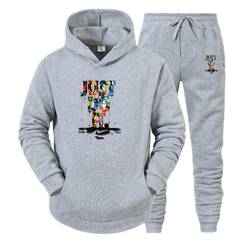 Men' Tracksuits Designer Sportswear Fashion Men' 2 Piece Hoodie Women' Sports Hoodie Sweatpants Jogger Pants, Gray
Men' Tracksuits Designer Sportswear Fashion Men' 2 Piece Hoodie Women' Sports Hoodie Sweatpants Jogger Pants, Gray