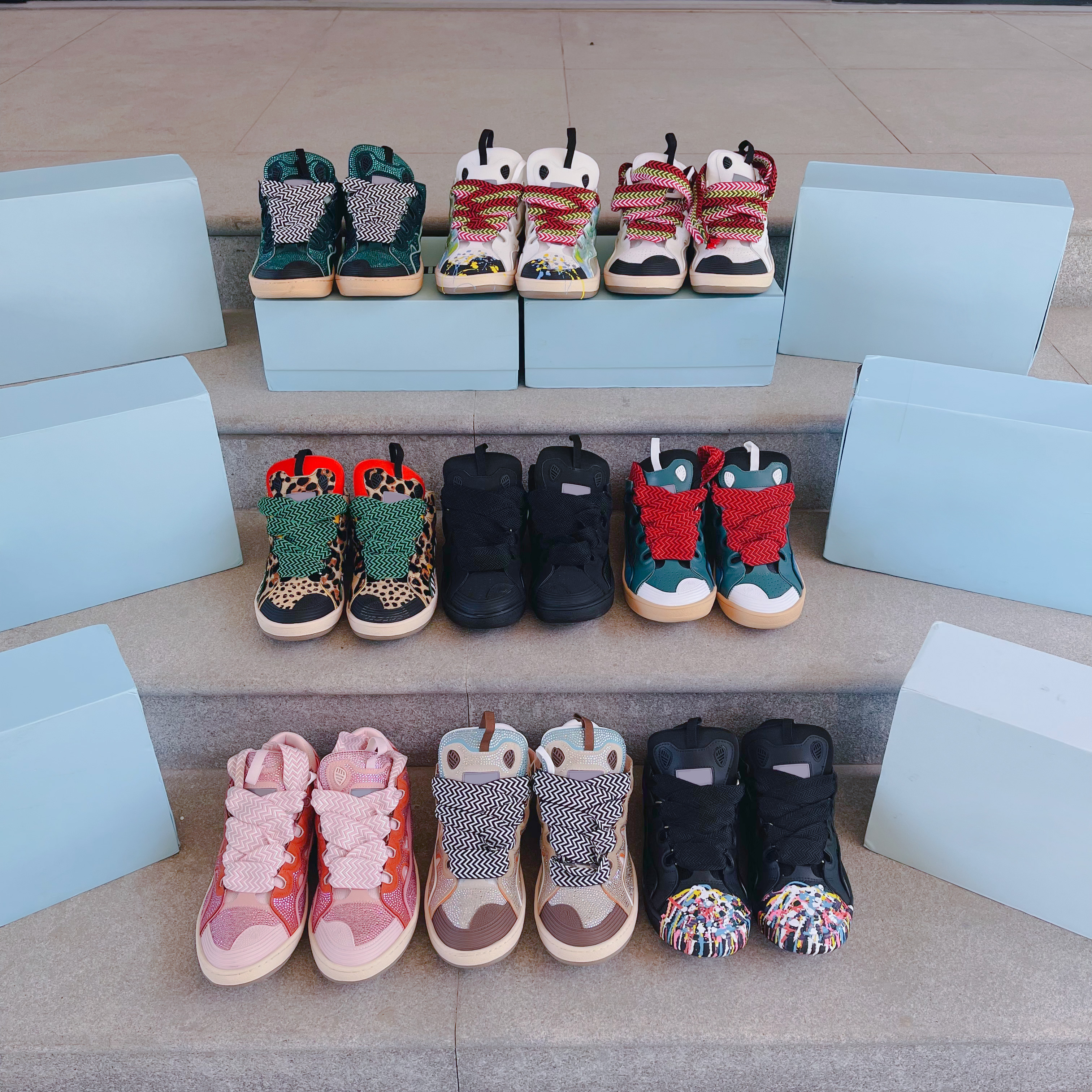 Curb women luxury Casual Shoes designer sneakers Men lady Fashion Catwalk Stitching Color Low Loafers leather breathable sneaker size 35-46
Curb women luxury Casual Shoes designer sneakers Men lady Fashion Catwalk Stitching Color Low Loafers leather breathable sneaker size 35-46