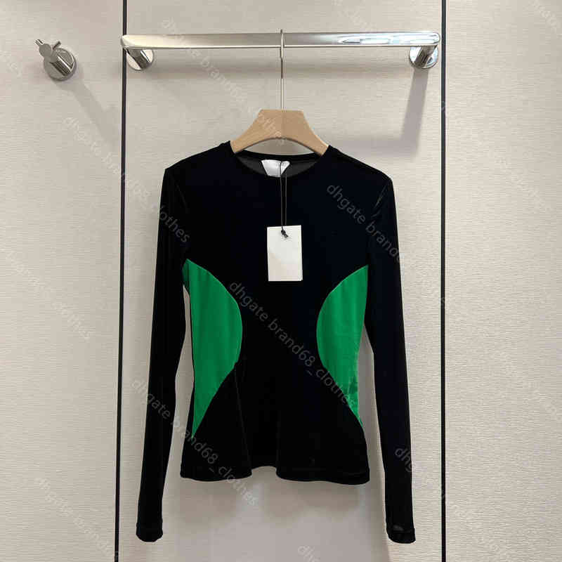22ss high end women cotton T shirt summer designer long sleeve bottoming shirt can be worn outside stitching letter logo simple tee casual pullover 5A female Apparel
22ss high end women cotton T shirt summer designer long sleeve bottoming shirt can be worn outside stitching letter logo simple tee casual pullover 5A female Apparel