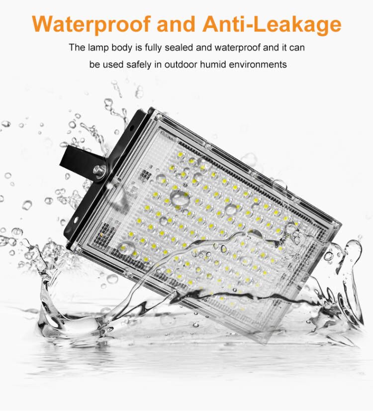 FloodLight LED 150W Foco LEDs Exterior Outdoor Spotlight Outdoors Lighting 220V Street Lights Outdoor Flood light Ledi Projector D2.0