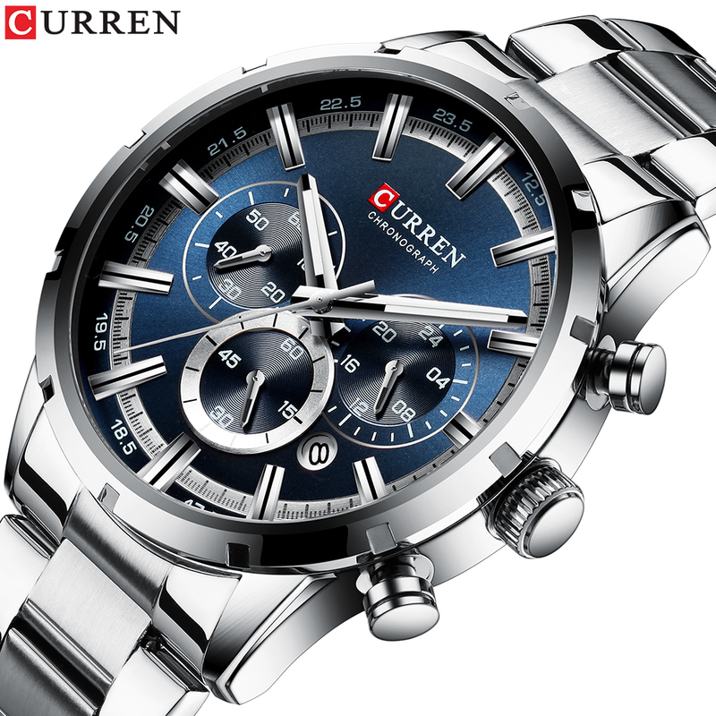 Relogio Masculino CURREN Fashion Mens Watches Top Brand Luxury Wrist Quartz Clock Men Waterproof Chronograph 220329, Silver white
Relogio Masculino CURREN Fashion Mens Watches Top Brand Luxury Wrist Quartz Clock Men Waterproof Chronograph 220329, Silver white