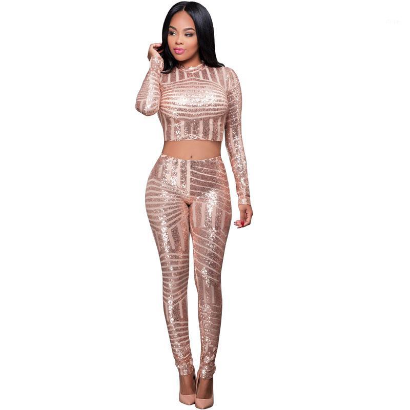 Wholesale- Sequined Long Sleeve Women Two Pieces Sets Crop Top + Pant 2022 Bodycon Skinny Sexy Jumpsuit Hollow Out Rompers S2751, Black
Wholesale- Sequined Long Sleeve Women Two Pieces Sets Crop Top + Pant 2022 Bodycon Skinny Sexy Jumpsuit Hollow Out Rompers S2751, Black