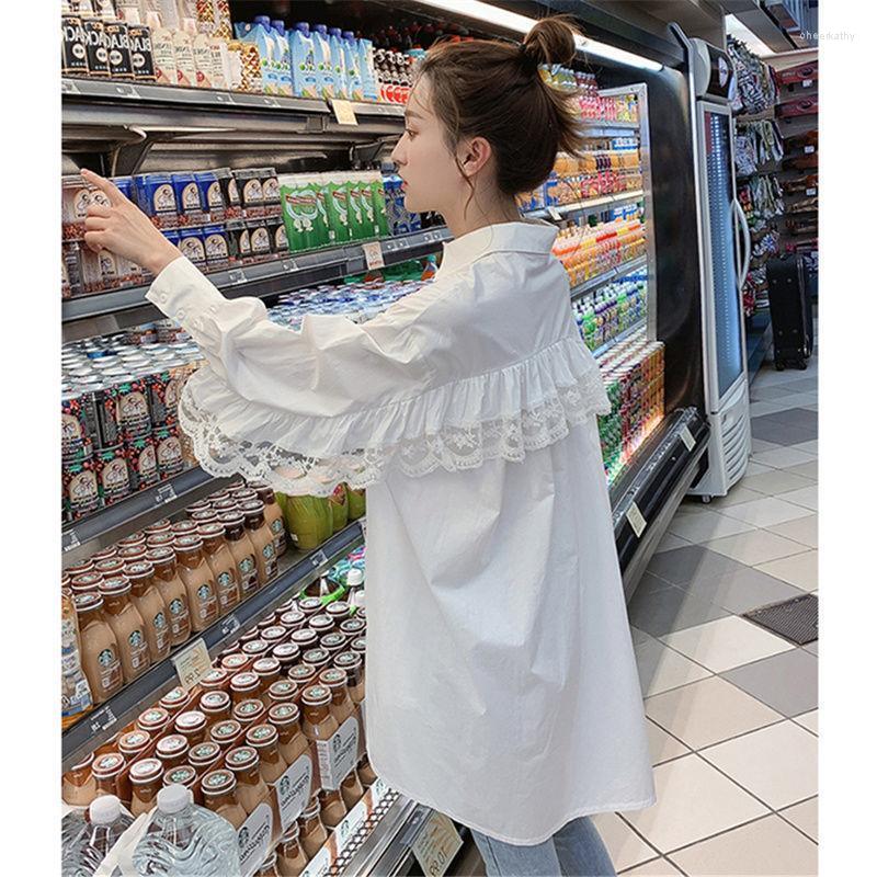 Women' Blouses & Shirts Chic Lace Patchwork Women' Elegant Ladies 2022 Spring Autumn Long Sleeve Tops Blusas Mujer W09Women' Chee22, Black
Women' Blouses & Shirts Chic Lace Patchwork Women' Elegant Ladies 2022 Spring Autumn Long Sleeve Tops Blusas Mujer W09Women' Chee22, Black