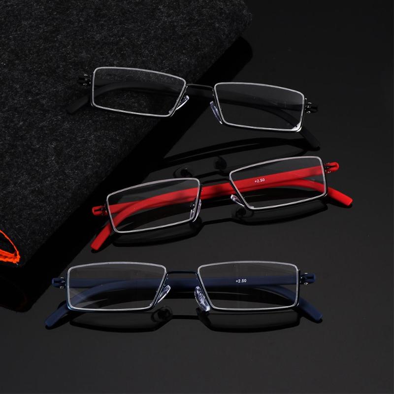 Sunglasses Strength: 10~40x Retro For Men And Women Rectangle Presbyopia Eyeglasses Half Frame Reading Glasses Readers
Sunglasses Strength: 10~40x Retro For Men And Women Rectangle Presbyopia Eyeglasses Half Frame Reading Glasses Readers