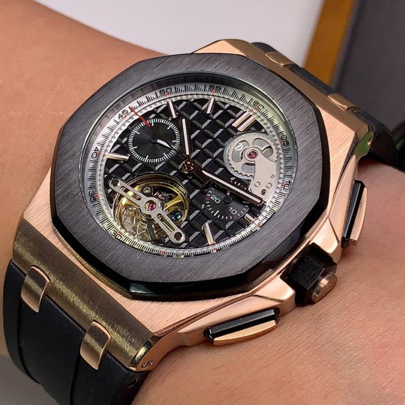 Mens Watches Automatic Mechanical Watch 45mm Luminous Waterproof Fashion Business Wristwatches Montre De Luxe 0977 05, Color 2
Mens Watches Automatic Mechanical Watch 45mm Luminous Waterproof Fashion Business Wristwatches Montre De Luxe 0977 05, Color 2