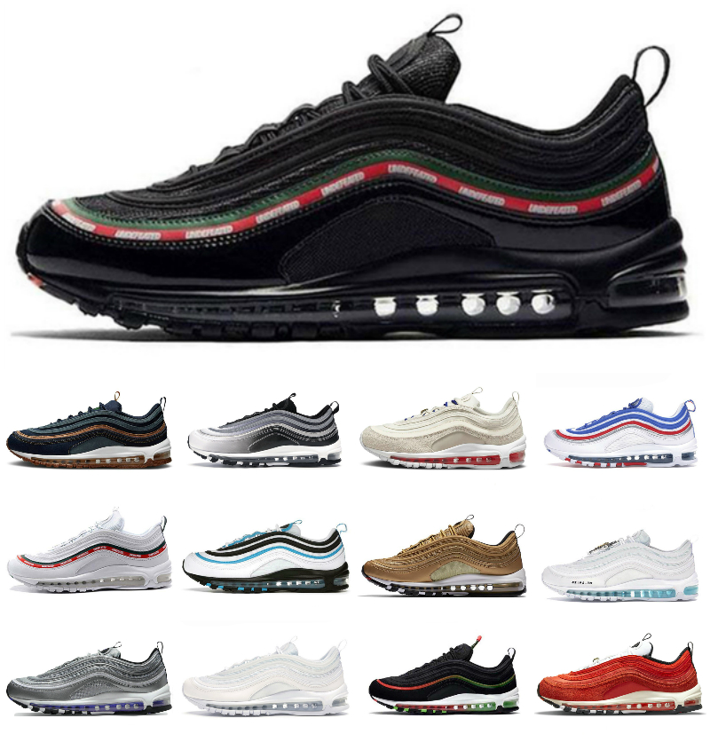 NEW 97s undefeated 97 OG mens womens running shoes triple black metallic gold sliver bullet Mschf Lil Nas Satan Luke inri jesus designer Sprung Iron Grey Men sneakers, Bubble package bag
NEW 97s undefeated 97 OG mens womens running shoes triple black metallic gold sliver bullet Mschf Lil Nas Satan Luke inri jesus designer Sprung Iron Grey Men sneakers, Bubble package bag