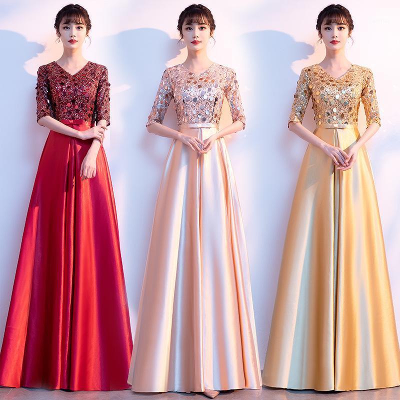 Ethnic Clothing 2022 Elegant Lady Qipao Formal Party Dress Sequins Cheongsam Patchwork Evening Celebrity Banquet
Ethnic Clothing 2022 Elegant Lady Qipao Formal Party Dress Sequins Cheongsam Patchwork Evening Celebrity Banquet